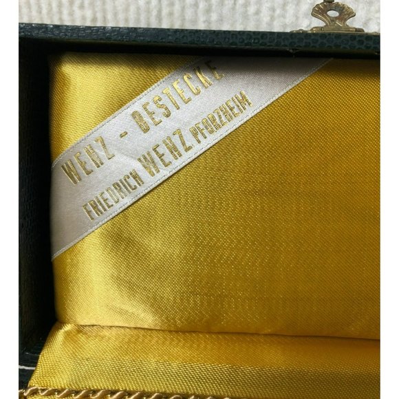 Set of 6 Antique Silver Wenz-Bestecke Tea Spoons in Original Box, Friedrich Wenz - Picture 2 of 6